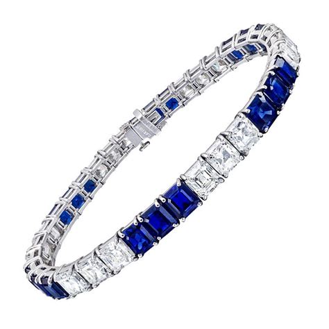 cartier diamond bangle - cartier sapphire and diamond bracelet.